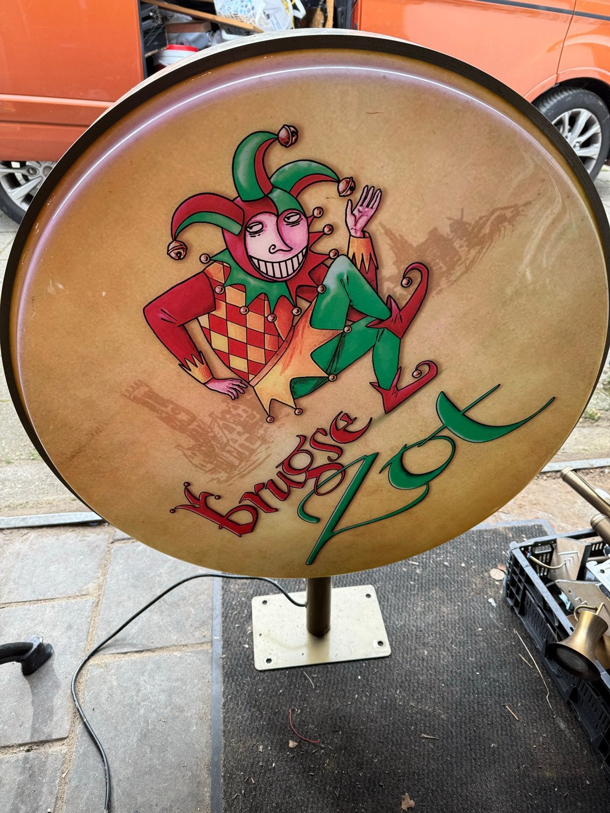 Brugse Zot Lichtreclame - Uniek Decoratiestuk, Verzamelen, Ophalen