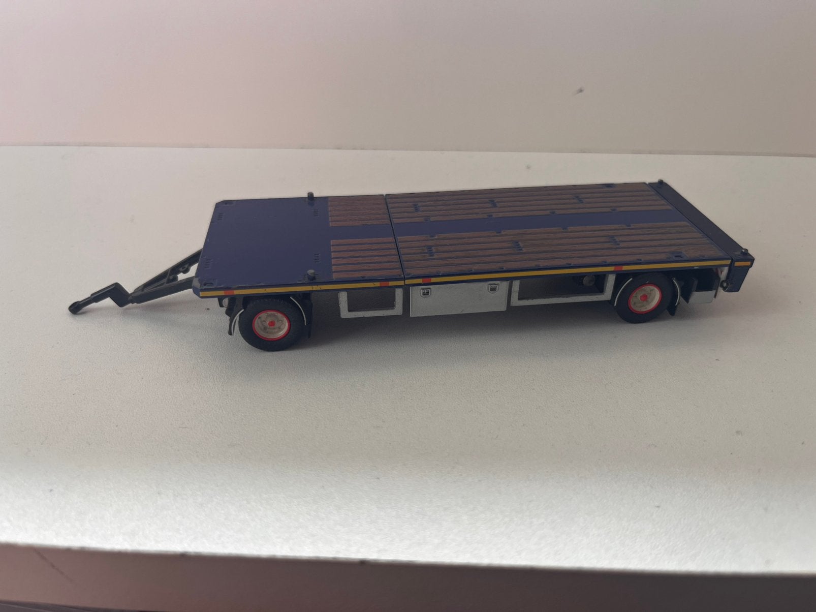 Tekno vlakke aanhanger, Ophalen of Verzenden, Zo goed als nieuw, Bus of Vrachtwagen, Tekno