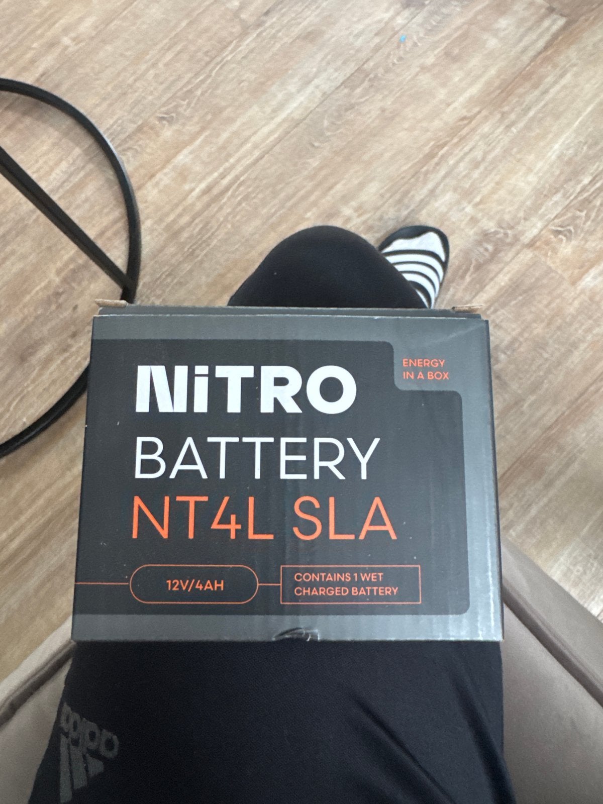 Nitro NT4L SLA 12V/4Ah Accu - Nieuw in doos, Ophalen of Verzenden, Nieuw, Universele onderdelen