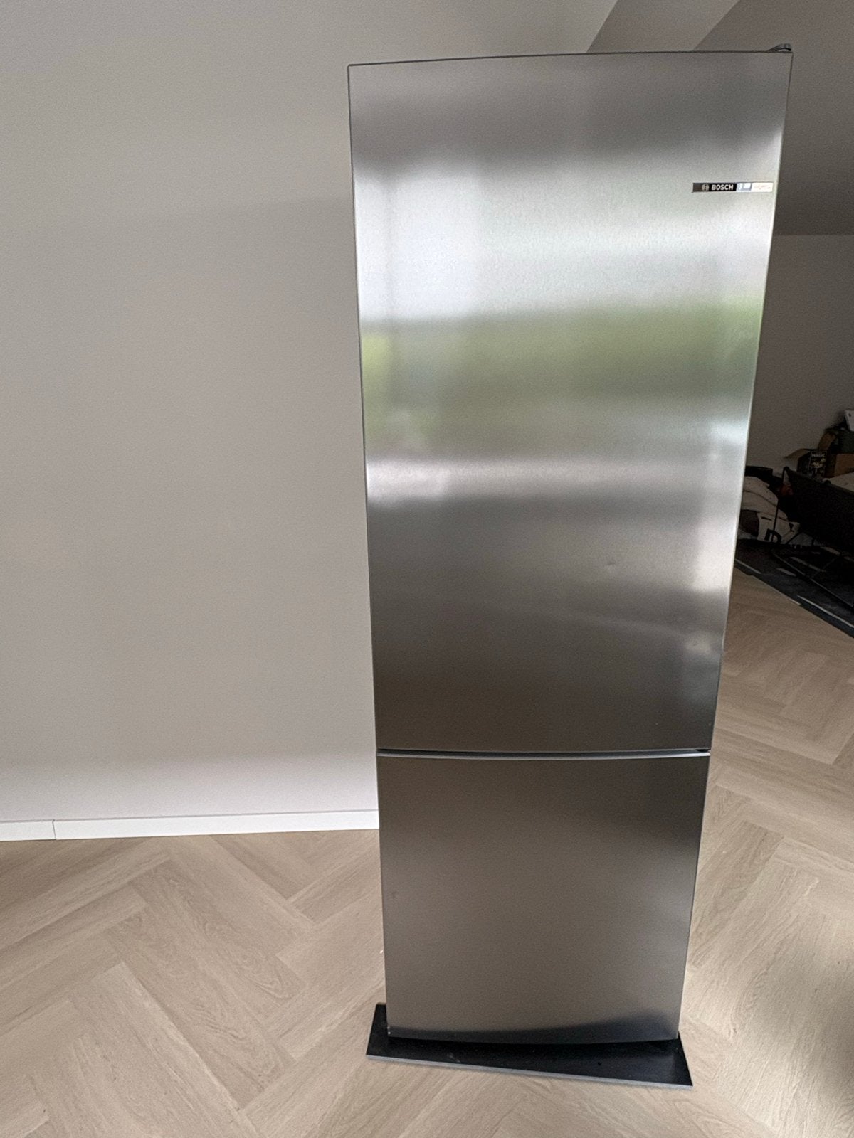 Zo goed als nieuwe Bosch koelkast met vriezer, Ophalen, 200 liter of meer, 60 cm of meer, Met aparte vriezer