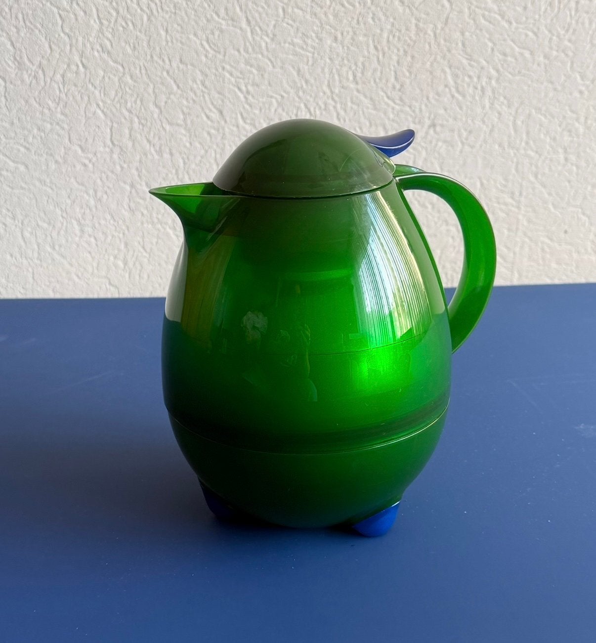 VINTAGE LEIFHEIT COLUMBUS ISOLEERKAN 1,0 L  GROEN, Ophalen of Verzenden, Zo goed als nieuw