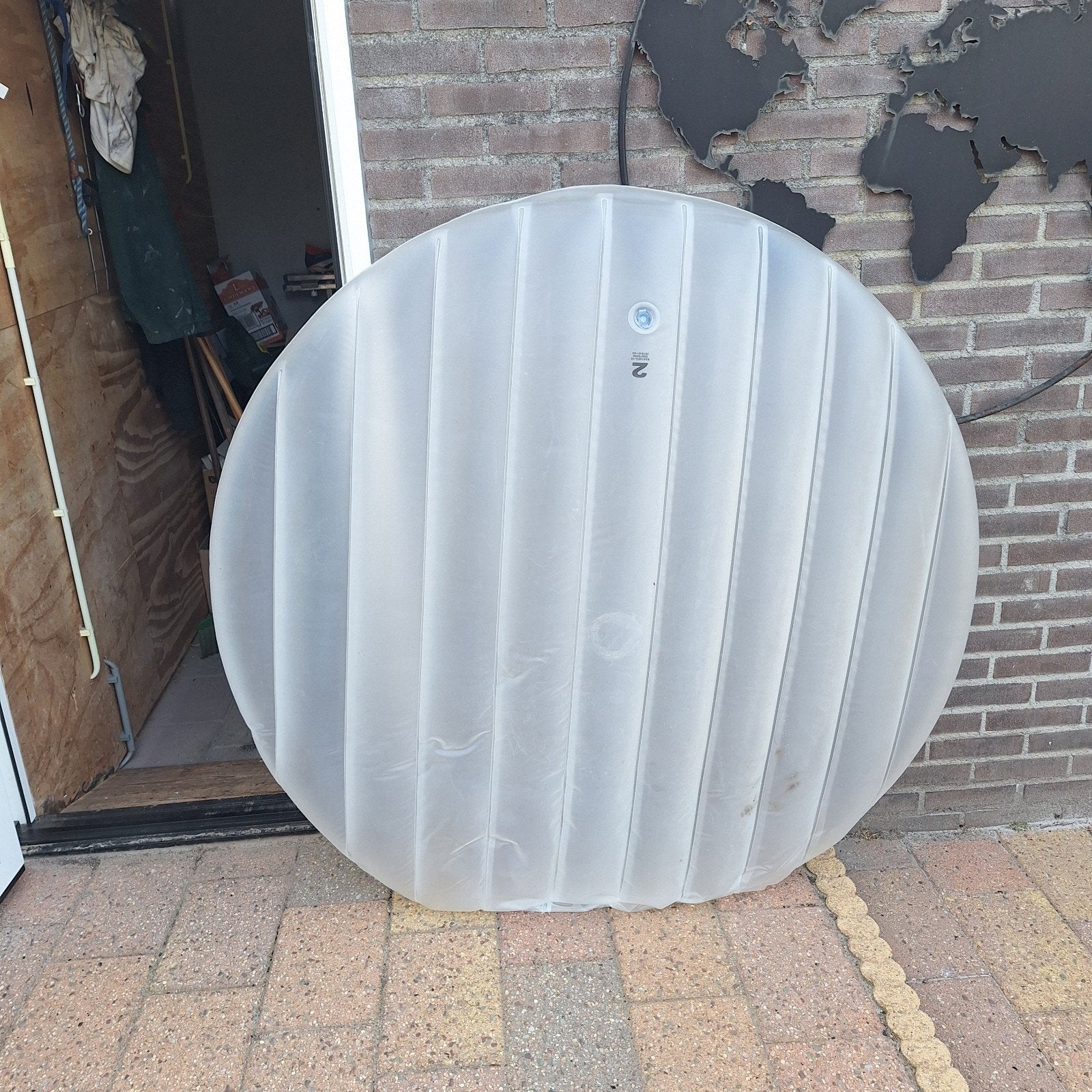 Opblaasbare Jacuzzi Deksel voor Lazy Spa Paris, Ophalen of Verzenden, Gebruikt, Afdekzeil