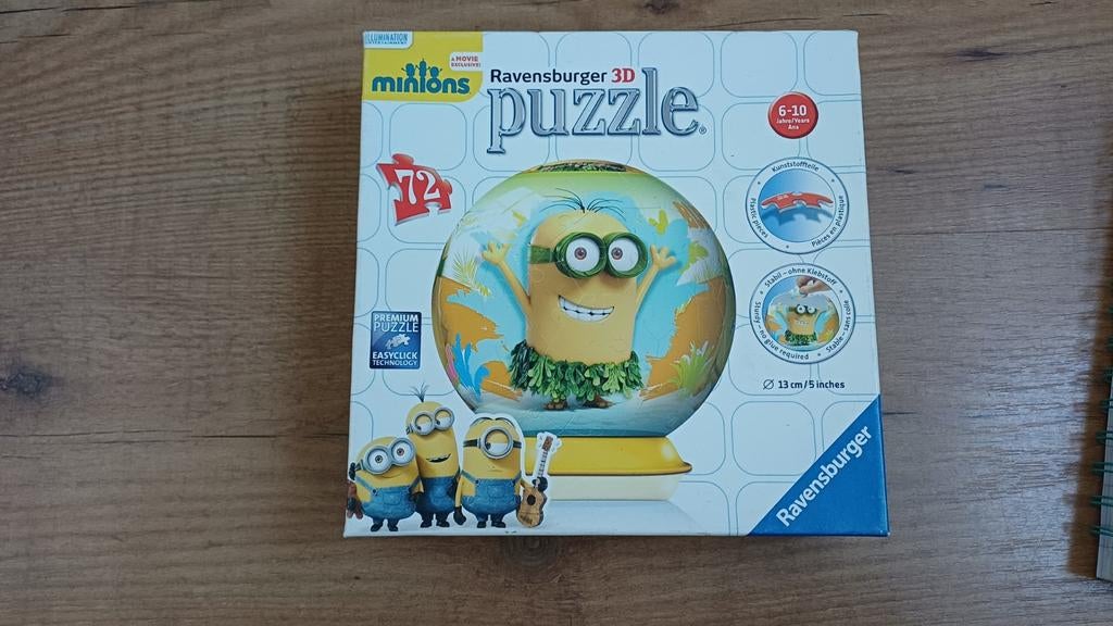 Minions 3D puzzel 72 stukjes, Ophalen of Verzenden