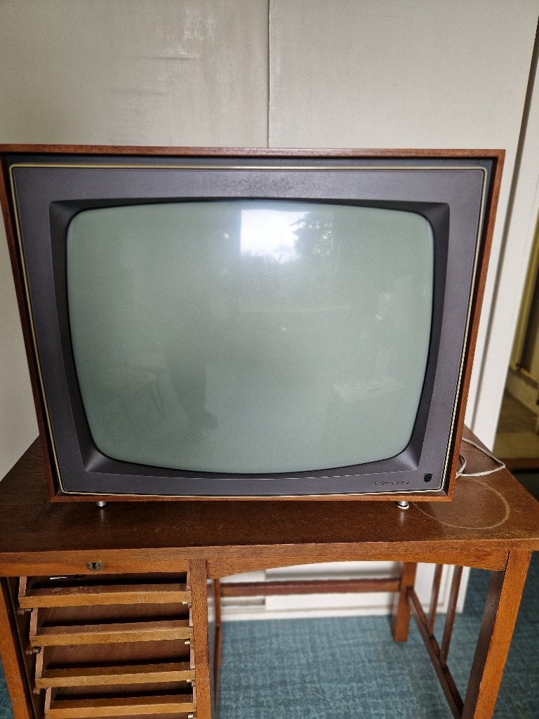 Vintage beeldbuistelevisie Philips 23TX410A, Ophalen, Gebruikt, 40 tot 60 cm, Philips