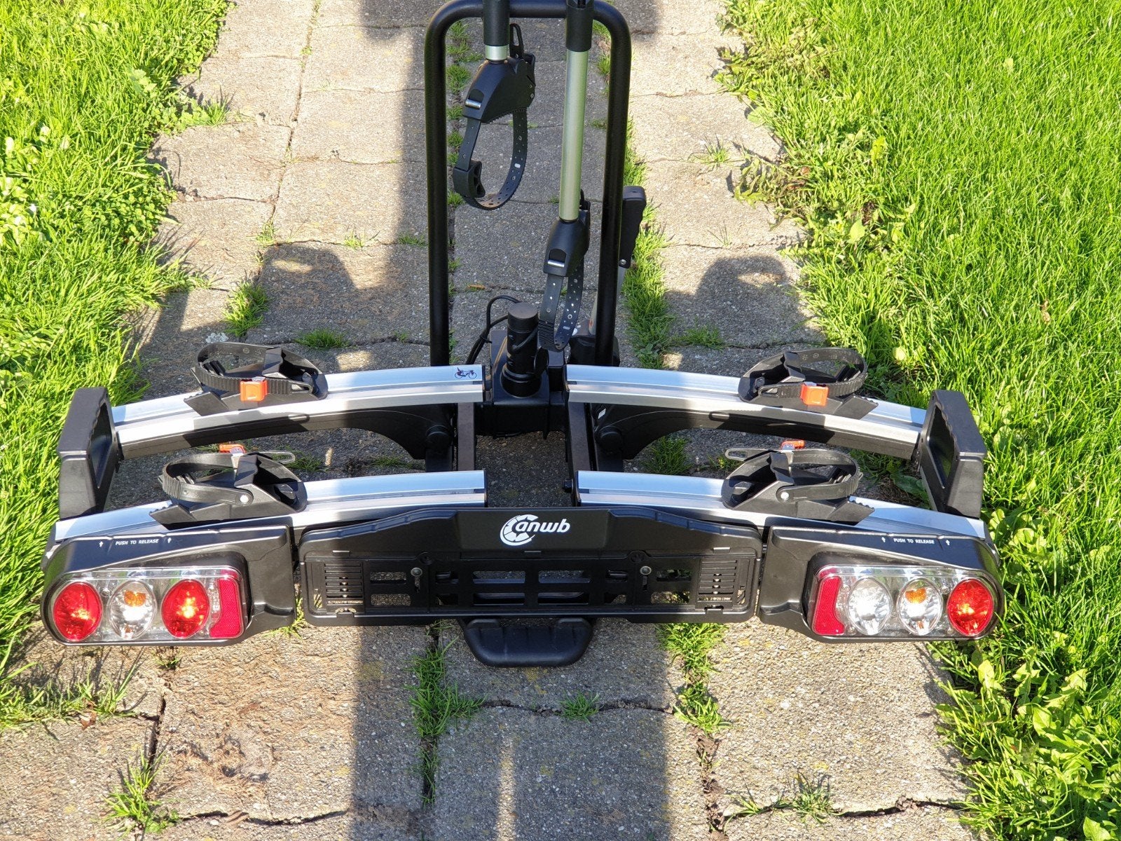 Fietsendrager ANWB FLEX PLUS II Kantelbaar incl.Opberghoes, Auto diversen, Ophalen, Zo goed als nieuw, Brede banden, 2 fietsen
