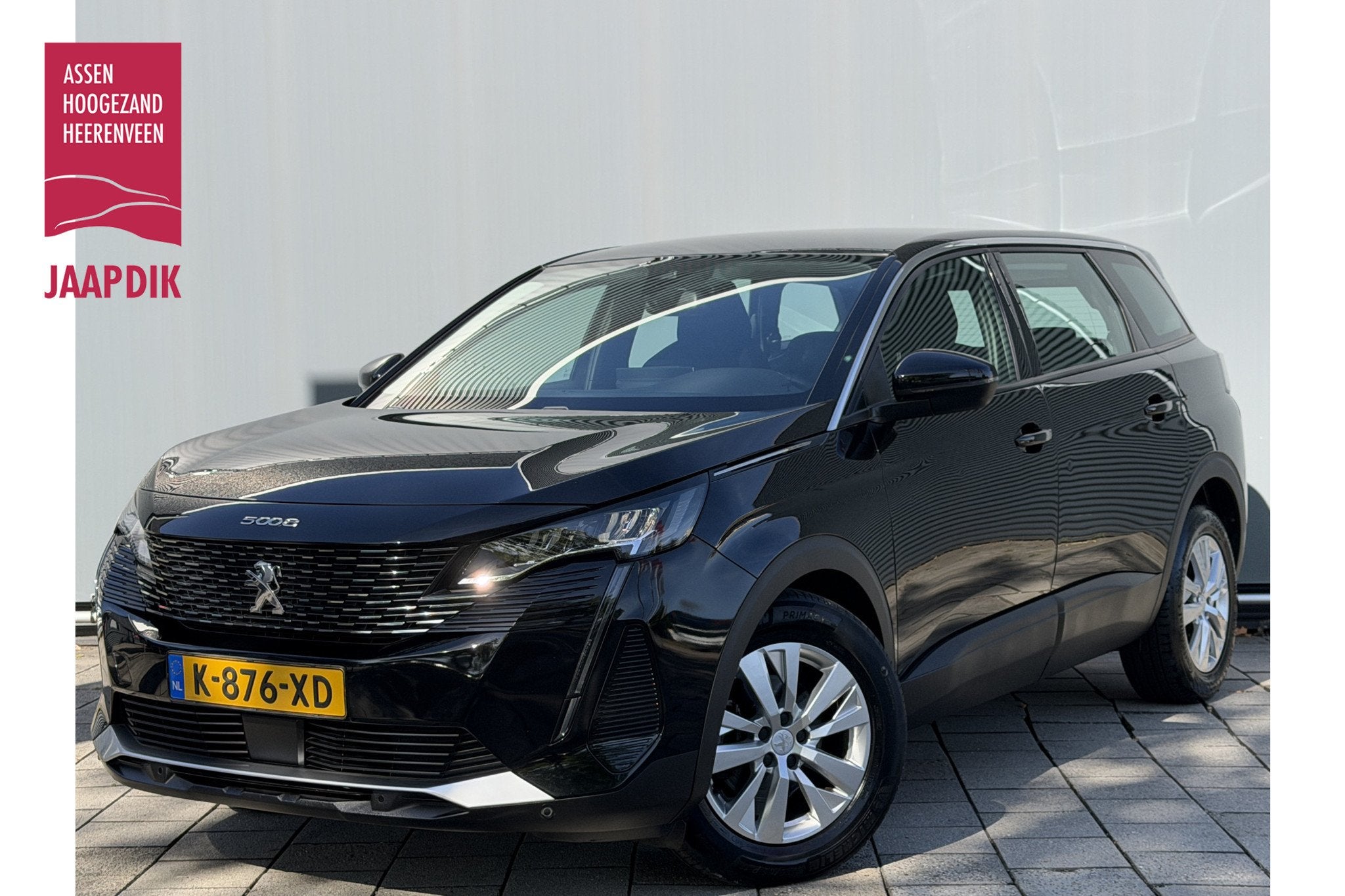 Peugeot 5008 BWJ 2021 | 1.2T 131PK Lease Active 7P | TREKHAA, Auto's, Voorwielaandrijving, Stof, Gebruikt, 1199 cc