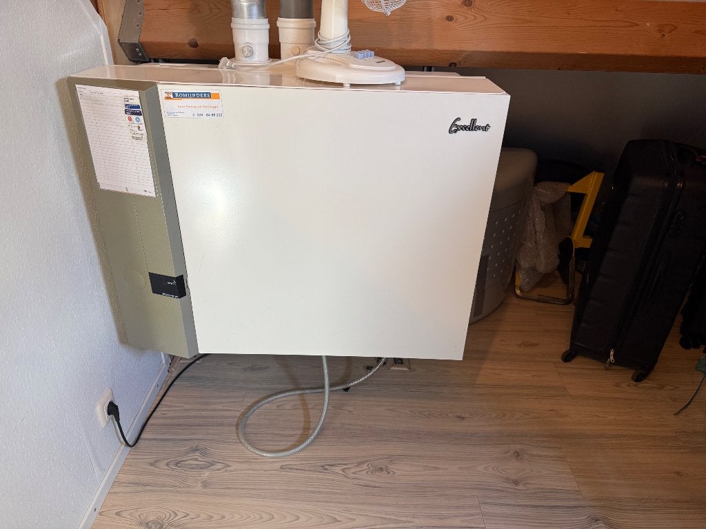 Tk: Nefit Ecomline HR gasketel met ingebouwde boiler, Ophalen, 30 tot 80 cm, Gebruikt, Hoog rendement (Hr)