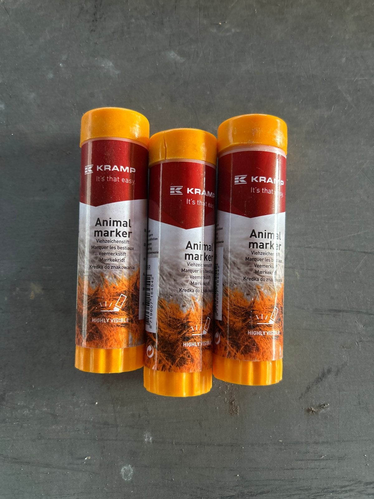 Kramp Animal Marker - Veemarkeerstift (Oranje en Zwart), Dieren en Toebehoren