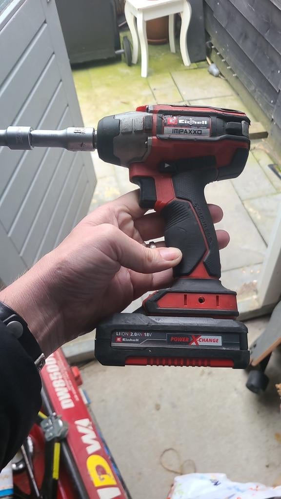 Einhell IMPAXXO 18V Accu Slagmoersleutel, 600 watt of meer, Variabele snelheid, Overige typen, Ophalen of Verzenden