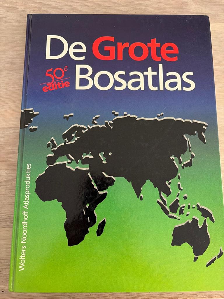 De Grote Bosatlas 50e editie - Wolters-Noordhoff, Boeken, Gelezen, Bosatlas, Ophalen of Verzenden, 1800 tot 2000