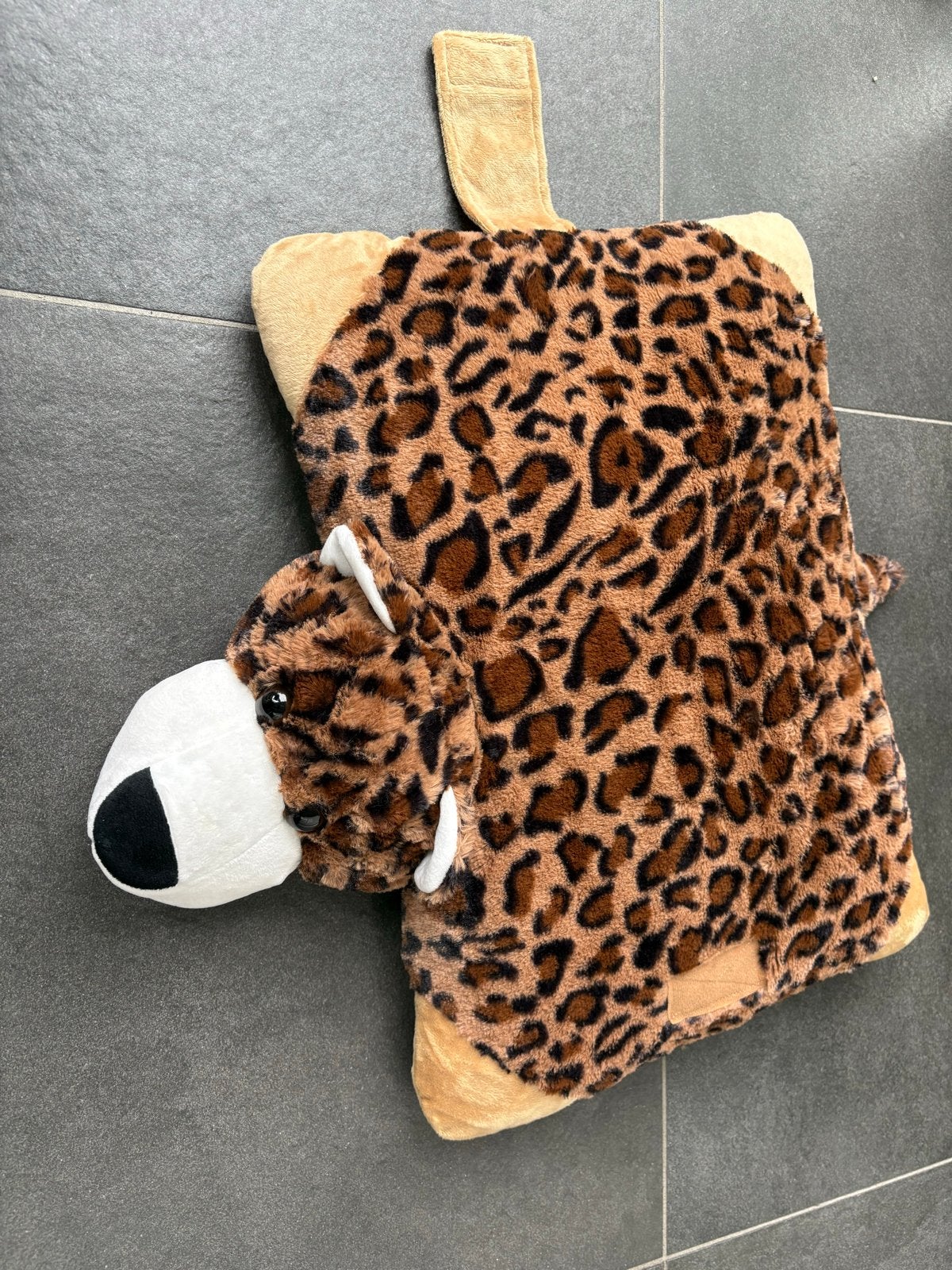 Swizzels knuffelkussen luipaardprint - Nieuw, Overige merken, Overige karakters, Overige typen, Nieuw