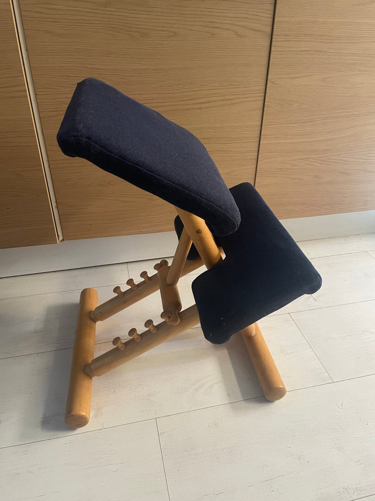 Stokke Varier balansstoel - Ergonomisch en comfortabel, Ophalen, Gebruikt, Blauw