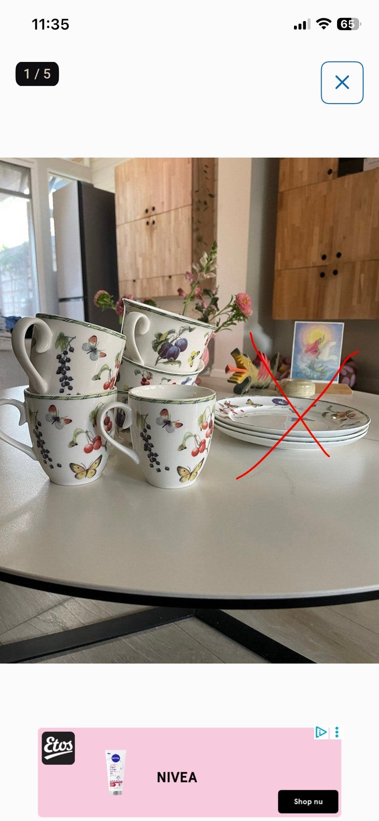 Nieuw Janneke Brinkman fruits & flowers servies, Huis en Inrichting, Keramiek, Nieuw, Ophalen of Verzenden, Bord(en)
