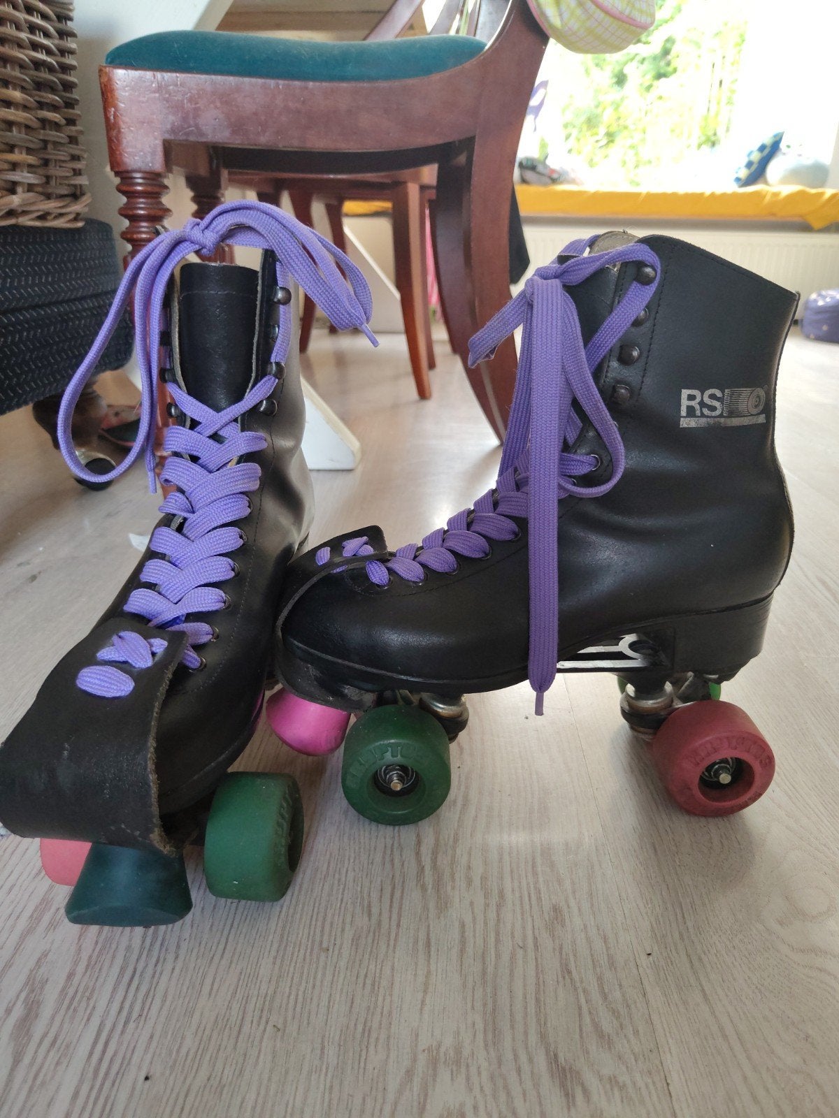 Zwarte RSI rolschaatsen maat 42, Sport en Fitness, Skeelers, Overige merken, Gebruikt, Dames, Overige typen