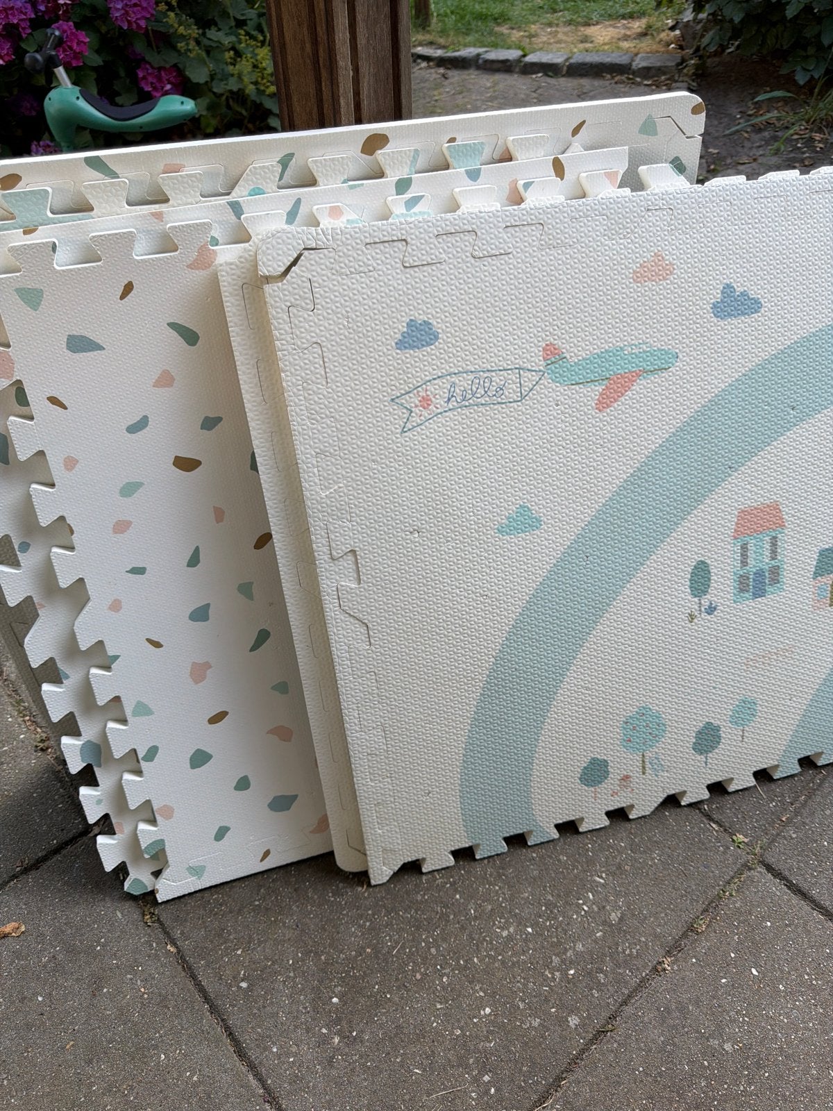 Play&Go Tilo Puzzelmat Village/Terrazzo, Ophalen, Gebruikt