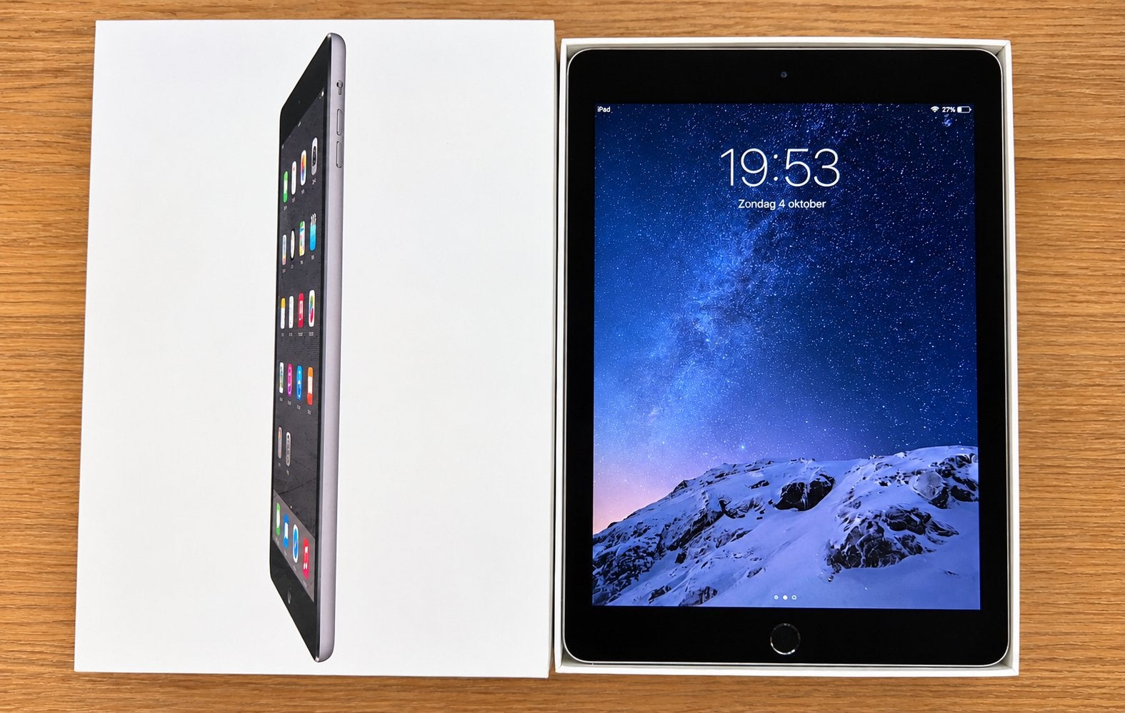 Apple iPad Air 16GB | Z.G.A.N. | inclusief originele doos, Computers en Software, Apple iPad Air, Zo goed als nieuw, Grijs, 16 GB