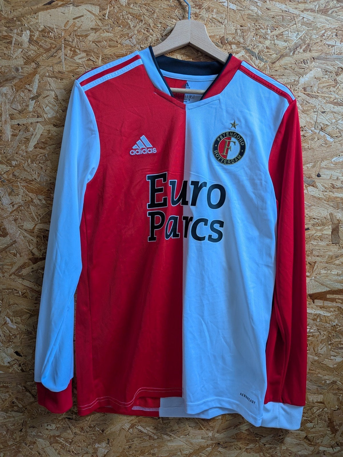 Feyenoord Rotterdam 2021/2022 longsleeve maat S, Maat S, Ophalen of Verzenden, Zo goed als nieuw, Shirt