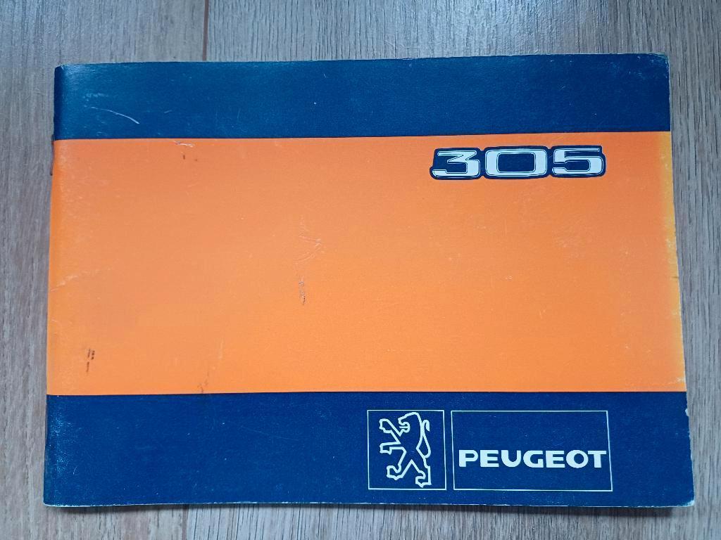 Peugeot 305 instructieboekje uit 1981, Verzenden, Gelezen, Peugeot
