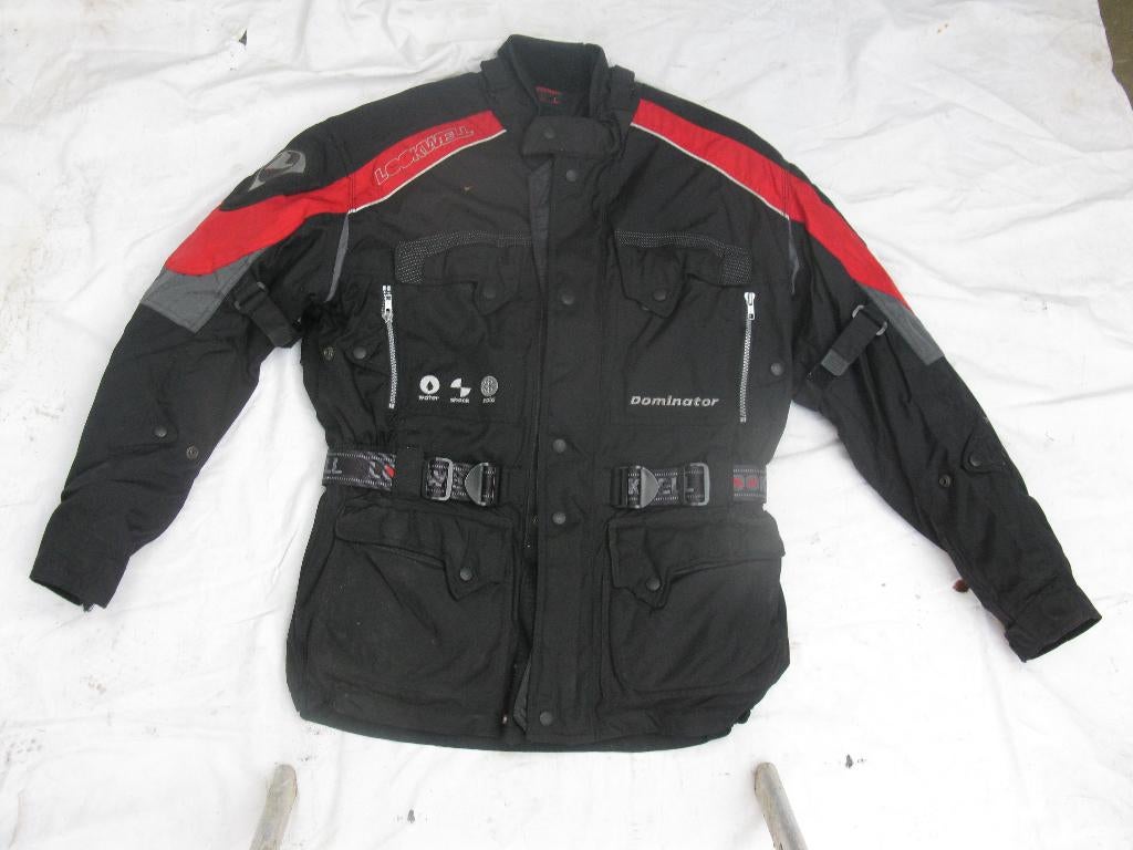 Motorjas maat 52 of maat 42 maat L lookwell, Ophalen of Verzenden, Tweedehands, Jas | textiel