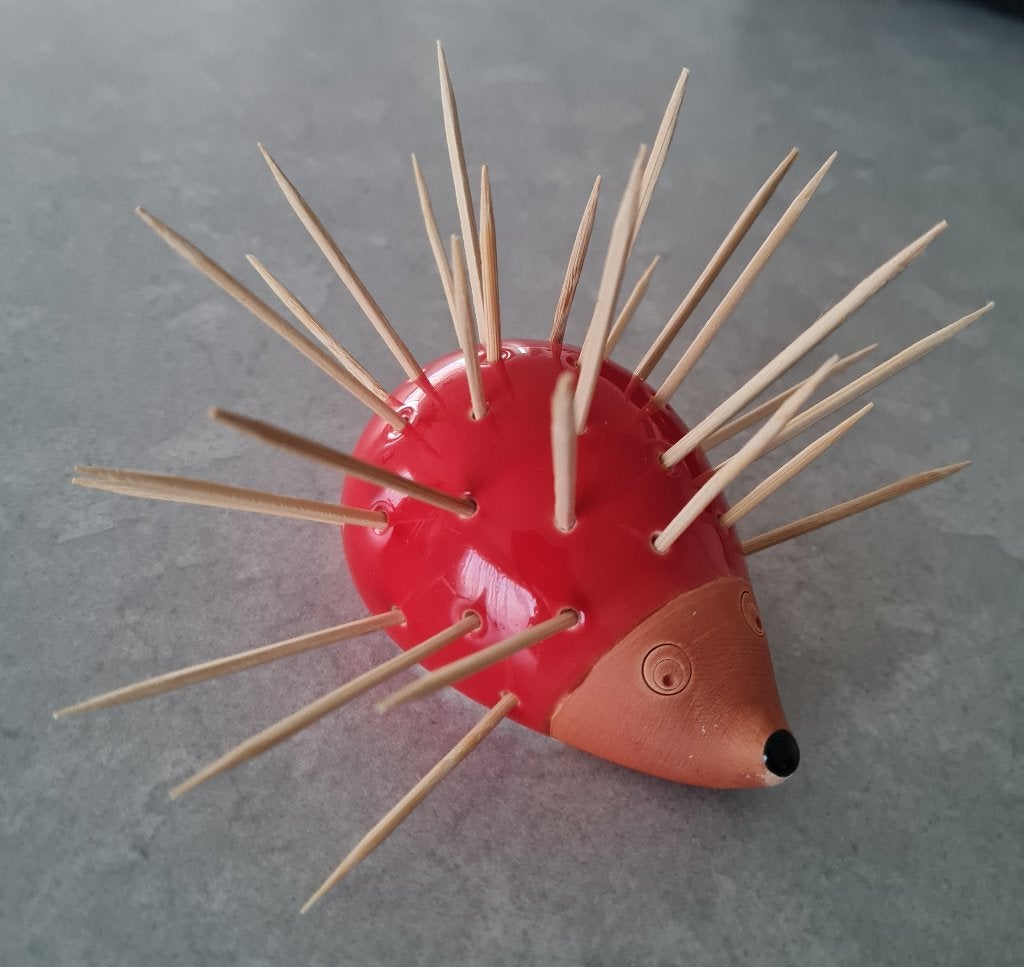 Leuke cocktailprikker houder - egel, Ophalen of Verzenden