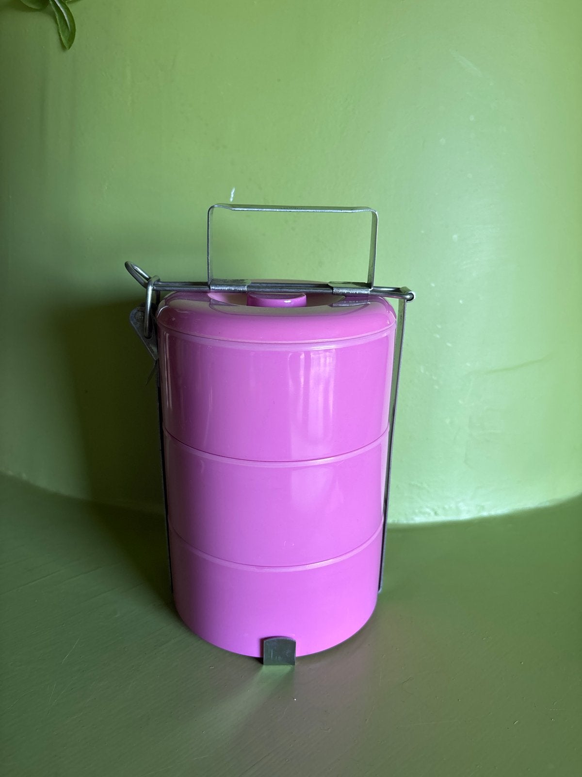 Roze HEMA Broodtrommel / Lunchbox - 3 Lagen, Gebruikt, Kunststof, Ophalen of Verzenden, Roze