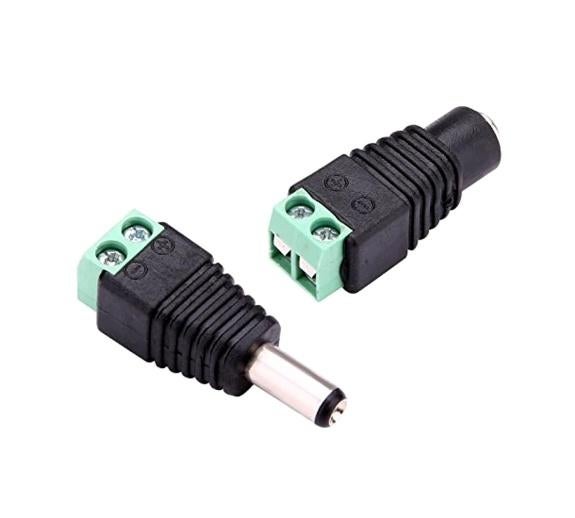 5.5 x 2.1 mm DC power jack plug connector, Ophalen of Verzenden, Nieuw