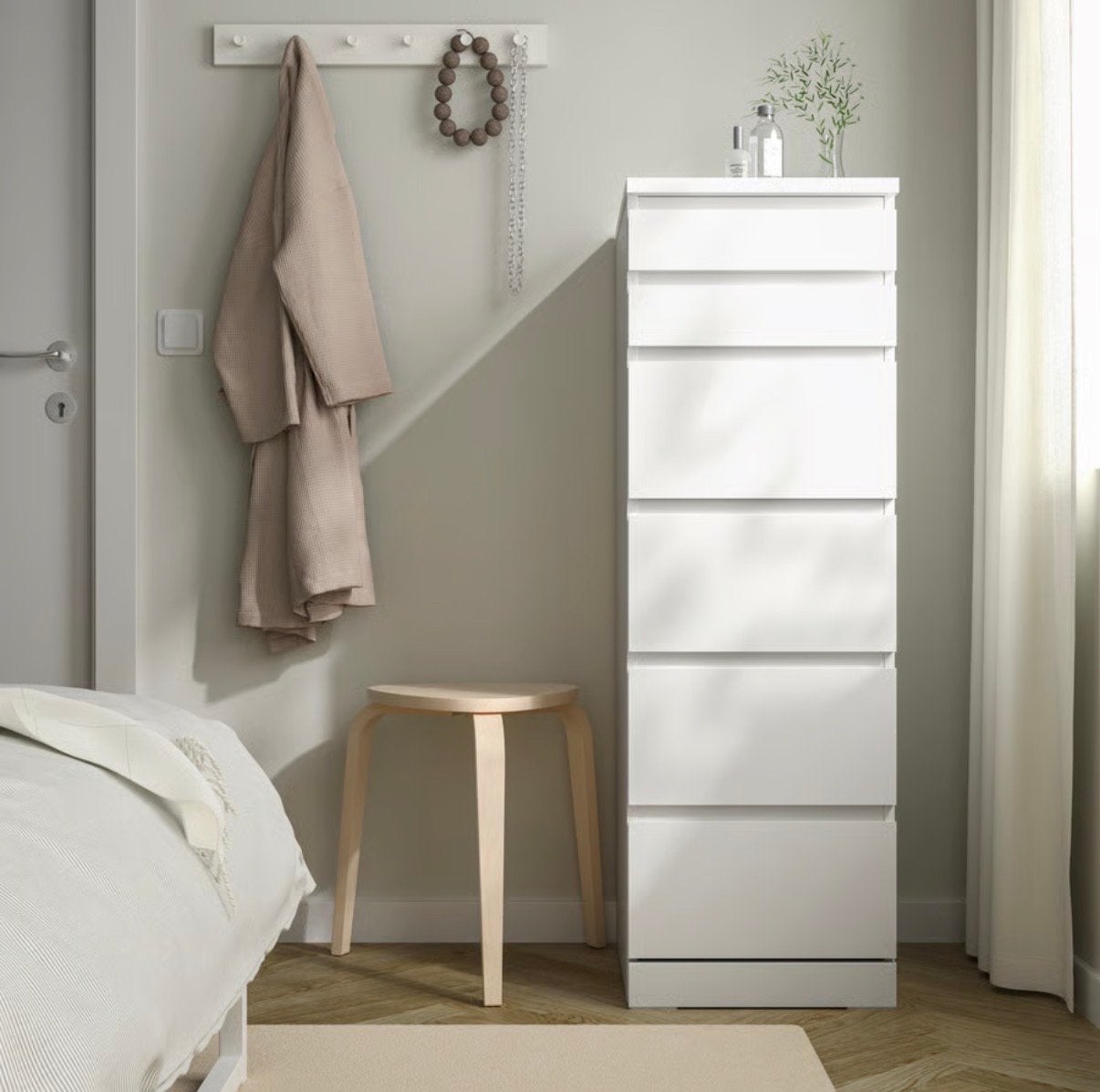 Ikea Malm ladekast met 6 lades, 40x123 - (NIEUW in doos)., Huis en Inrichting, Kasten | Ladekasten, Ophalen, 5 laden of meer, 100 tot 150 cm