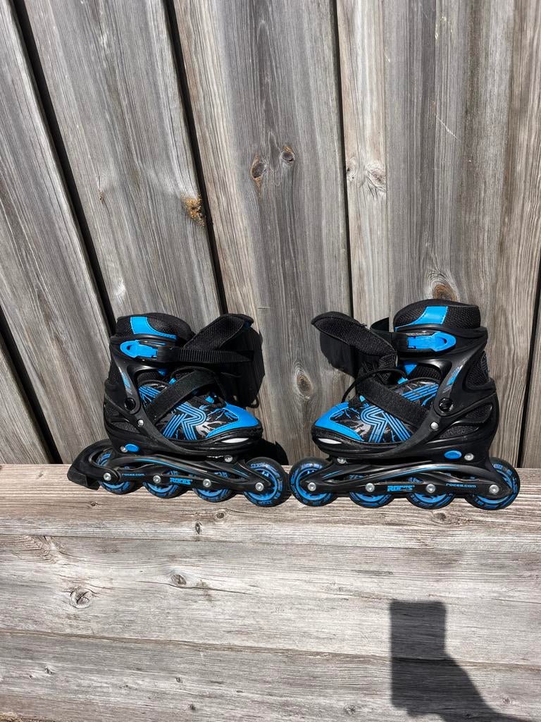 Inlineskates  Roces - Maat 36-40 - Zwart/Blauw, Sport en Fitness, Overige merken, Gebruikt, Kinderen, Overige typen
