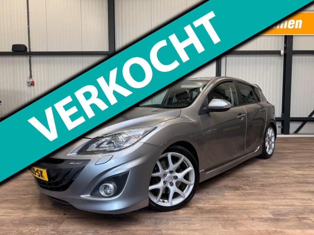 Mazda 3 3 2.3 DiSi Turbo MPS 260PK / LEDER / CRUISE / CLIMA, Auto's, Euro 5, Gebruikt, 4 cilinders, 2261 cc