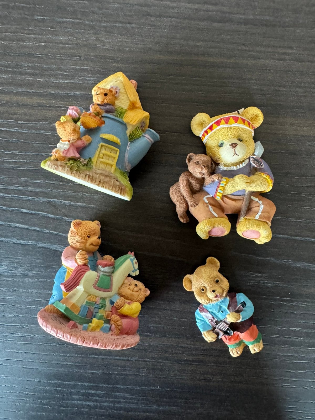 Beren beeldjes setje, Verzamelen, Verzenden, Zo goed als nieuw, Dier