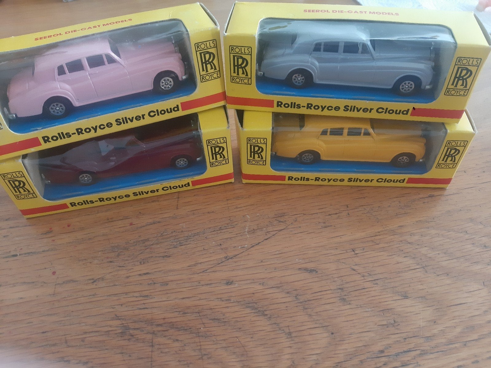 4stuks Rolls Royce modelauto's., Ophalen of Verzenden, Zo goed als nieuw, Auto