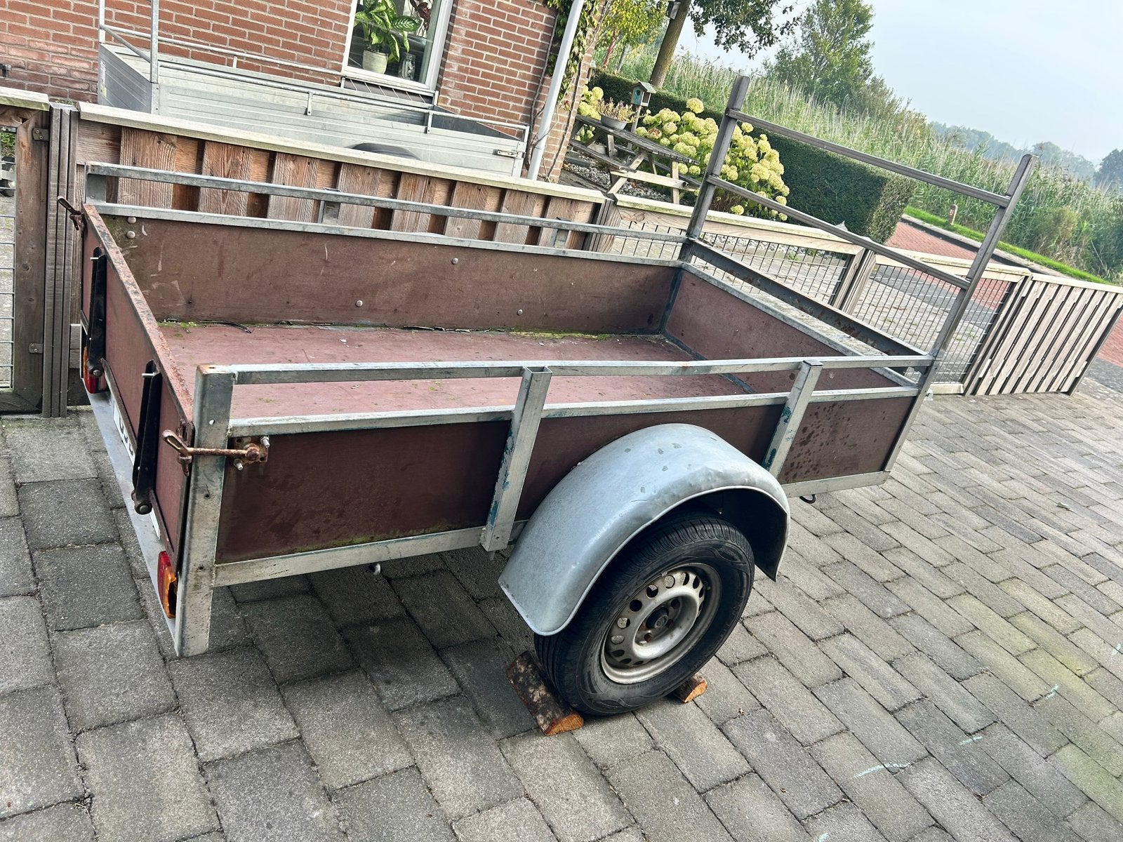 Aanhanger - kar, Fietsen en Brommers, Ophalen of Verzenden, Gebruikt, Overige typen, 80 kg of meer