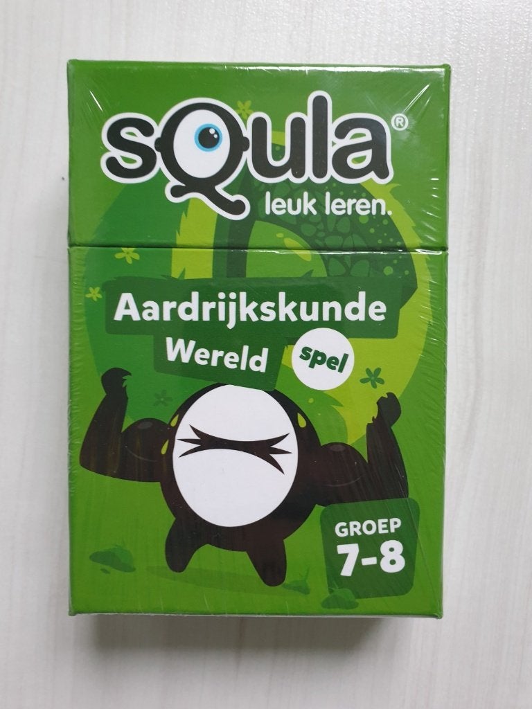 Squla aardrijkskunde wereld spel kwartet, Ophalen of Verzenden, Zo goed als nieuw