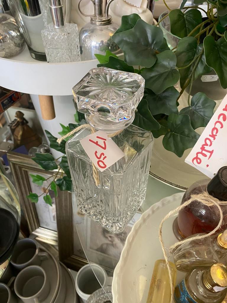 Vaderdag tip. Whiskey karaf vier kant, Ophalen of Verzenden