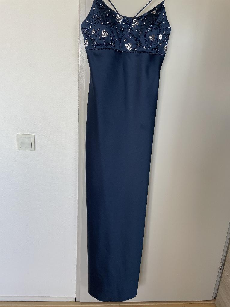 Gala Jurk, Galajurk, Blauw, Zo goed als nieuw, Ophalen