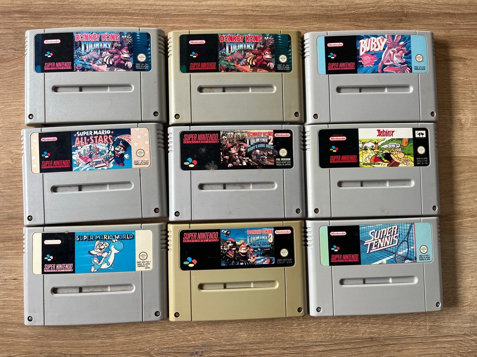 8 werkende super Nintende SNES games, 2 spelers, Ophalen, Gebruikt, Vanaf 3 jaar