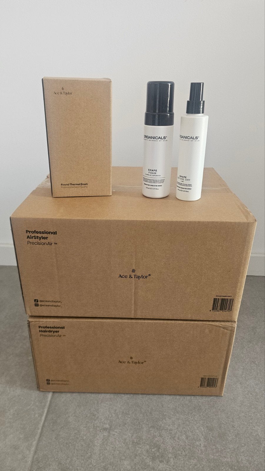 Ace & Taylor Beauty Pakket – NIEUW - Airstyler - Föhn - Roze, Sieraden, Tassen en Uiterlijk, Uiterlijk | Haarverzorging, Verzenden
