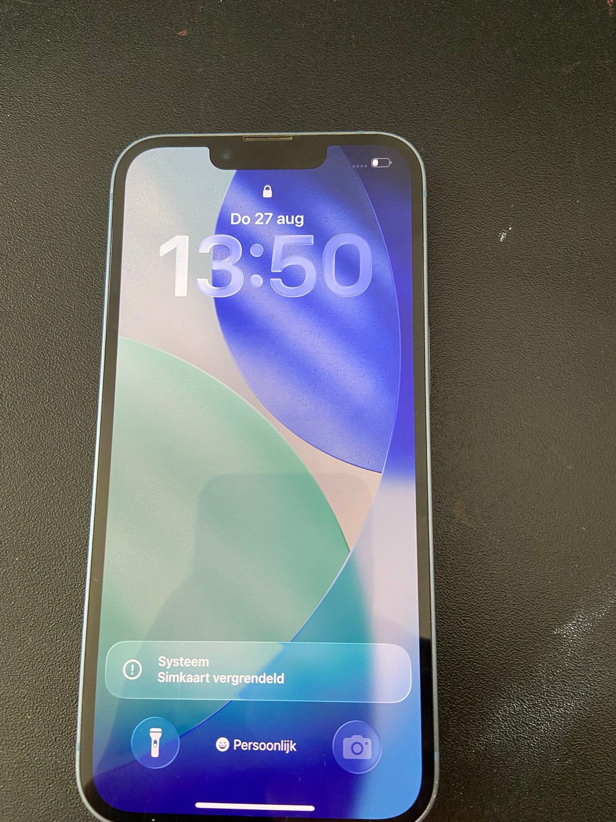 iPhone 14, Telecommunicatie, Ophalen of Verzenden, Niet werkend, Blauw, IPhone 14