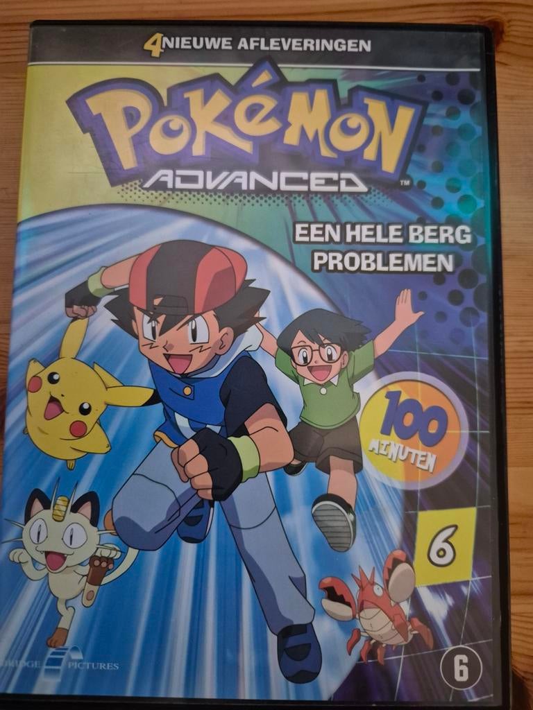 Pokémon Advanced: Een Hele Berg Problemen DVD, Avontuur, Gebruikt, Ophalen of Verzenden, Vanaf 6 jaar
