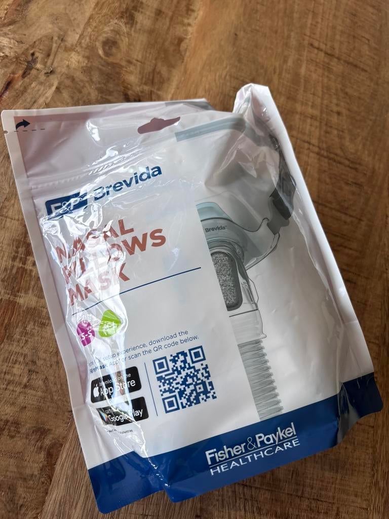 F&P Nasal Pillow mask, masker voor machine slaapapneu, Ophalen of Verzenden, Nieuw