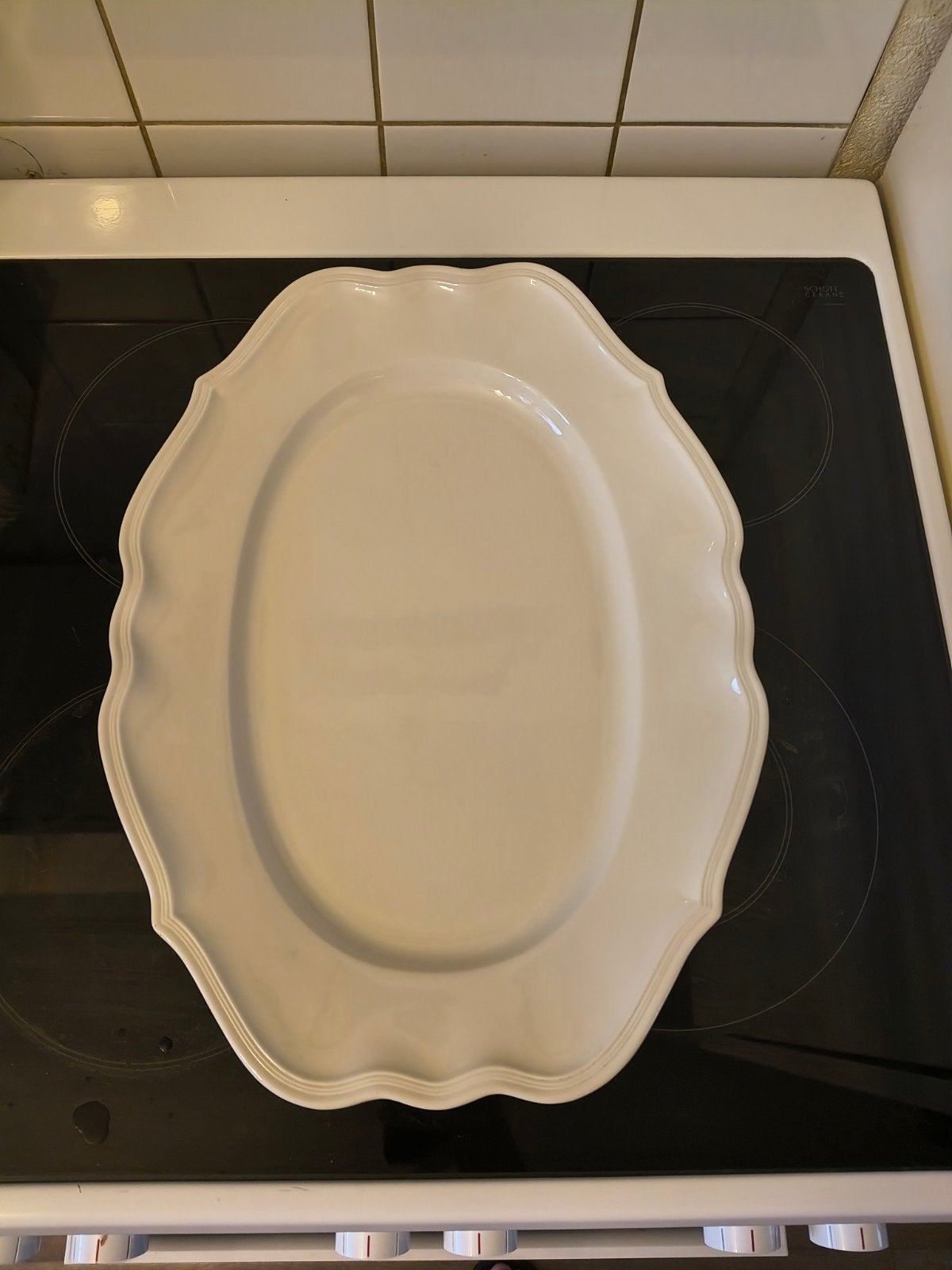 Villeroy & Boch Manoir Grote Serveerschaal Ovale Schaal, Huis en Inrichting, Porselein of Keramiek, Schaal, Vaatwasserbestendig