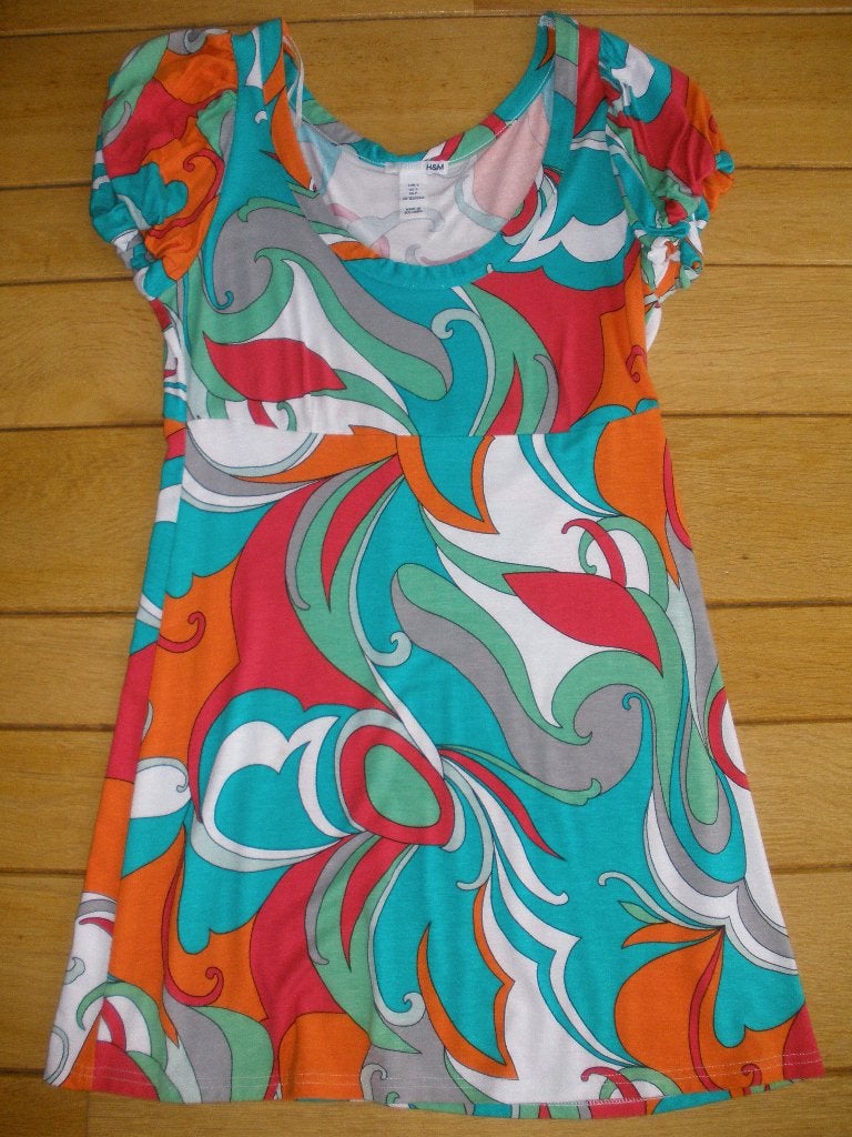 H&M jurk met bloemen maat S, Kleding | Dames, Maat 38/40 (M), H&M, Ophalen of Verzenden, Zo goed als nieuw