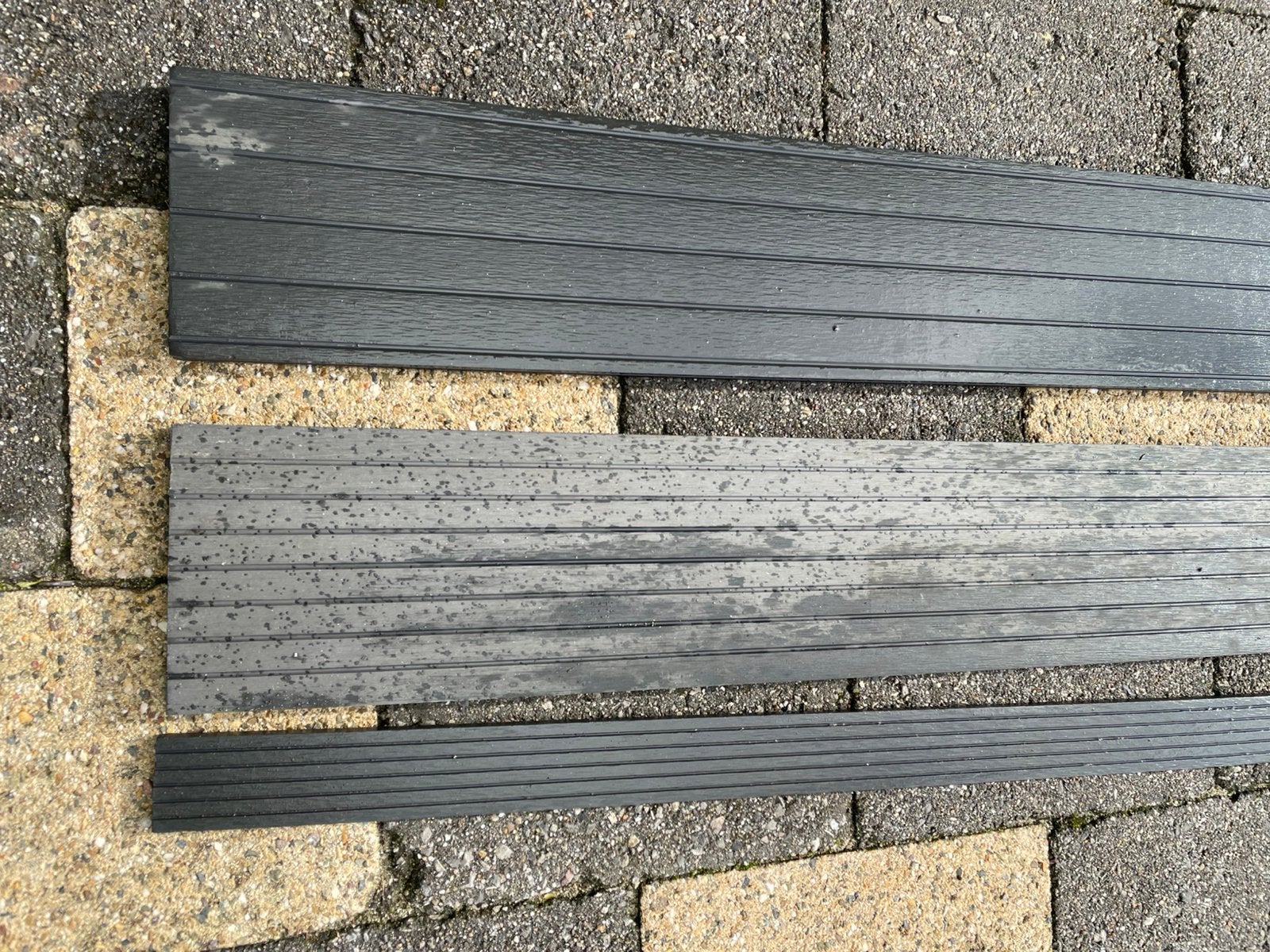 Composiet vlonderplank, Tuin en Terras, Ophalen, Zo goed als nieuw, Composiet