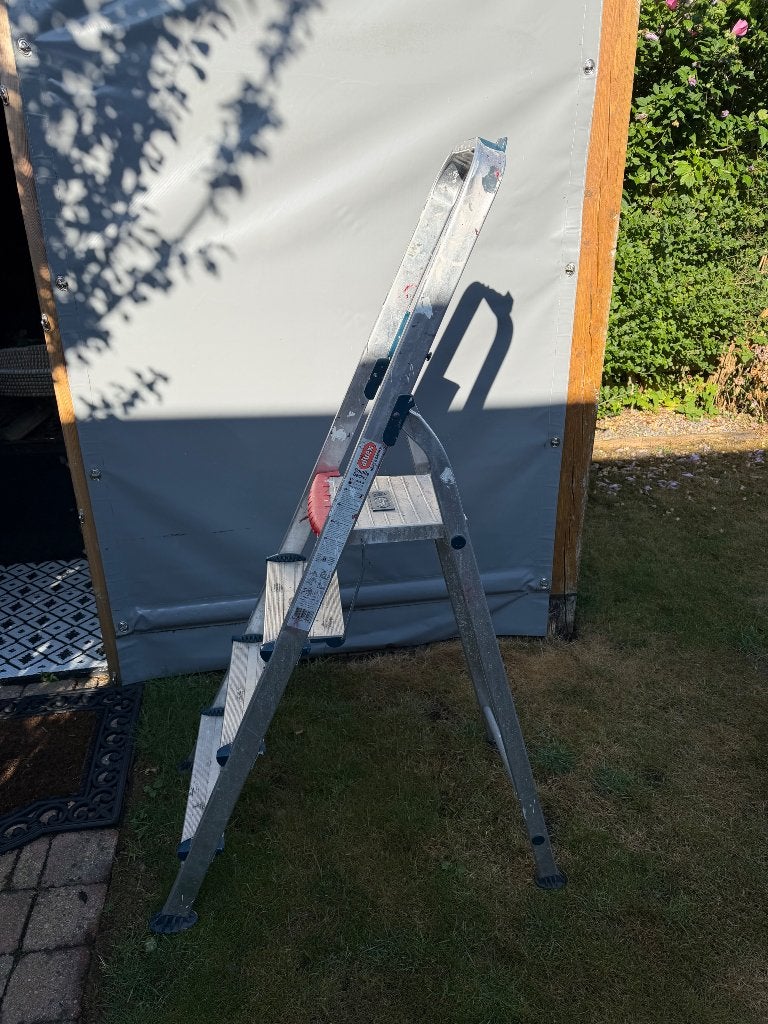 Aluminium trap 4 tredes altrex, Ophalen, Gebruikt, Trap, Opvouwbaar of Inschuifbaar