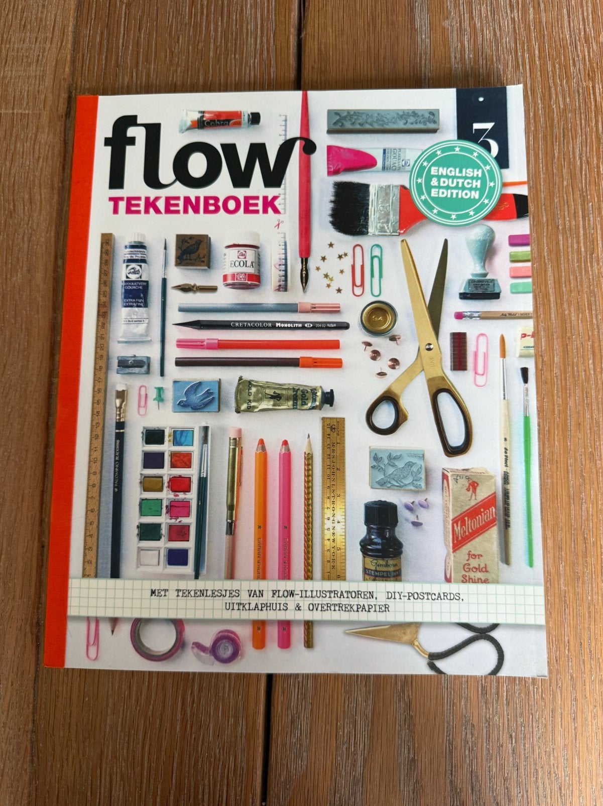 Flow tekenboek, Ophalen of Verzenden, Zo goed als nieuw, Tekenen en Schilderen