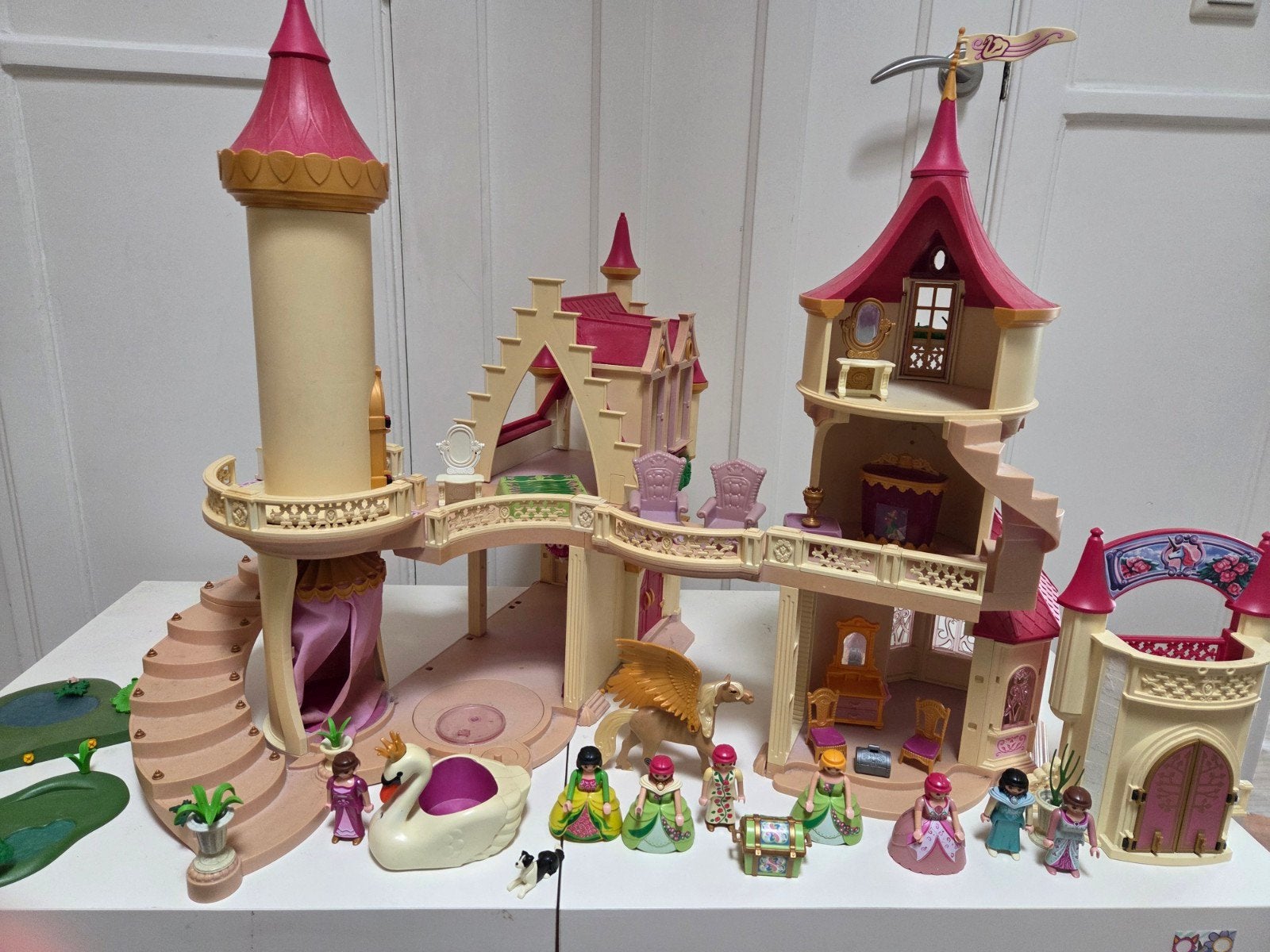 Playmobil prinsessenkasteel, Ophalen, Gebruikt