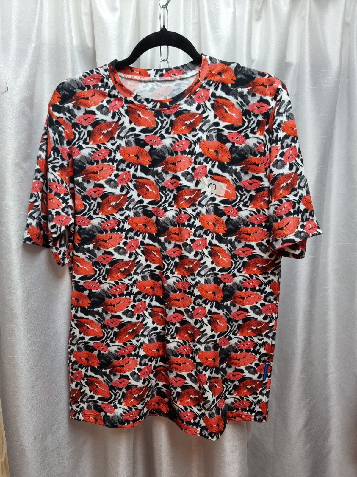 Shirt mond 20% korting, NGM SHIRTS, Maat 48/50 (M), Zwart, Nieuw