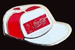 Coca- Cola cap pin- rood-wit, Verzamelen, Ophalen of Verzenden, Nieuw, Merk, Speldje of Pin