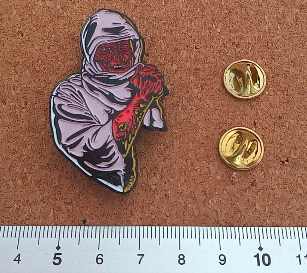 Death Leprosy vrij mooie nieuwe shaped pin badge speld n6, Verzenden, Nieuw, Overige typen
