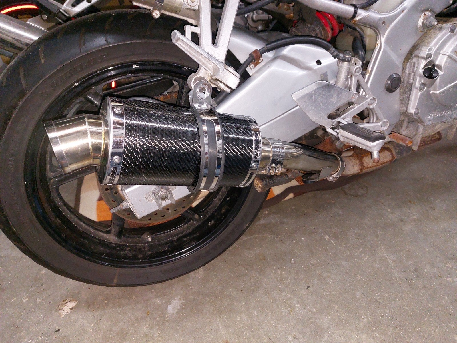 uitlaat demper voor Honda cbr 600 f3, Motoren, Ophalen, Gebruikt